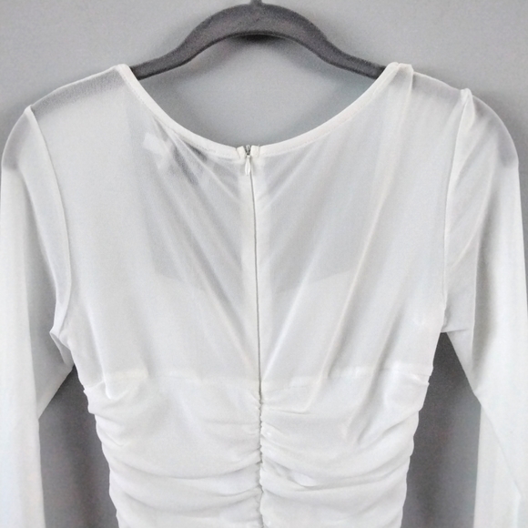 NWT Princess Polly Juna White Mini Dress - Picture 7 of 9